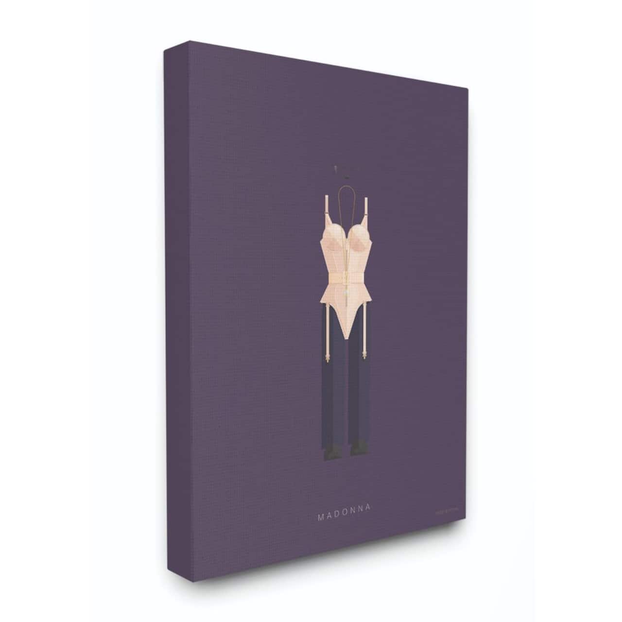 Stupell Industries Madonna Minimalist Illustration Canvas Wall Art